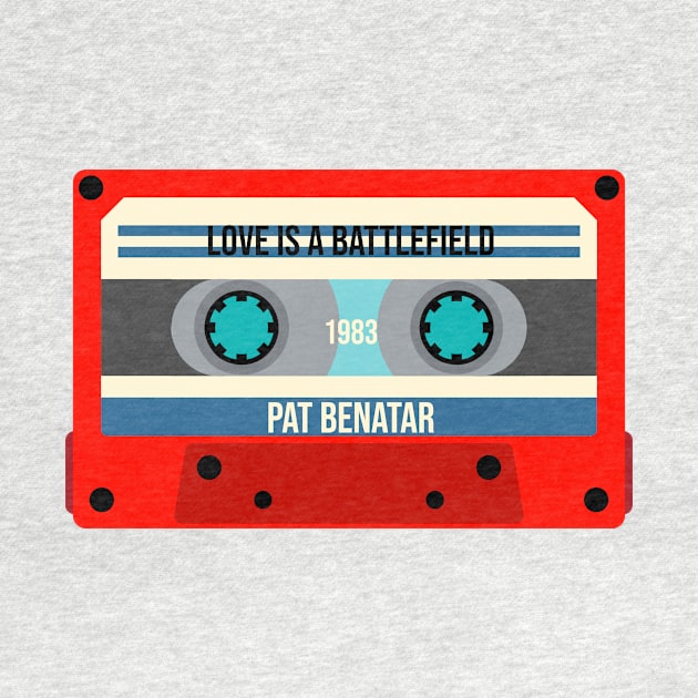 Pat Benatar Classic Cassette by PowelCastStudio